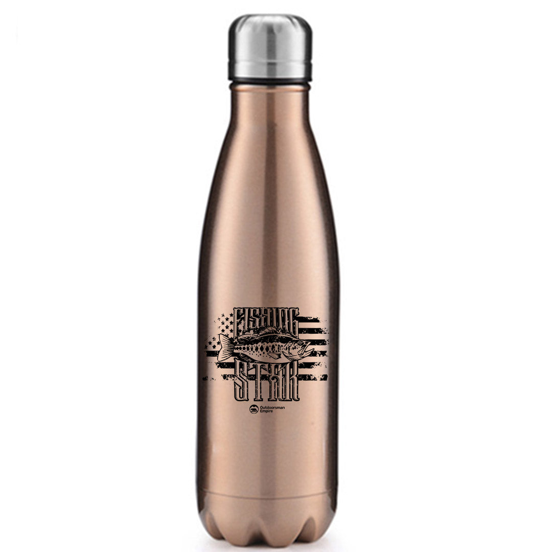 Fishing Star' Stainless Steel Water Bottle